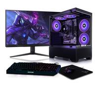 BEASTCOM Q3 Essential Gaming, PC Gamer Complet, AMD Ryzen 5 4600G 6X4.20GHz, 4K Vega, 8 Go RAM, 512 GB SSD,WiFi, Win11