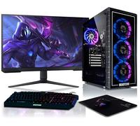 BEASTCOM Q5 | PC Gamer Complet |Intel i9-10900F 10X 5,20GHz 20 Threads, RTX 5070 Ti 16Go, 32Go RAM, 1To NVMe SSD, Écran LED 27" + Clavier + Souris | WiFi 5, Windows 11 Pro