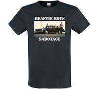 Beastie Boys Amplified Collection - Sabotage Homme T-Shirt Manches Courtes Noir