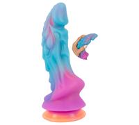 Beasty Cocks - godemichet extraterrestre en silicone - bleu orange