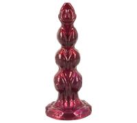 Beasty Cocks - Godemichet Werewolf Willie avec ventouse - bordeaux (21 cm)