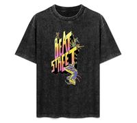 Beat Street Break Dance 80's Hip Hop Unisex T-Shirt Printed Tee Black Mens Top Shirt S