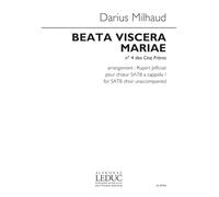 Beata Viscera Mariae - CHORAL SCORE