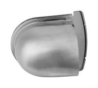 Beatanug Bouchon d'aération en acier inoxydable pour systèmes d'air frais - Couvercle d'échappement mural résistant aux hautes températures avec grille à persiennes, coupe-vent et imperméable