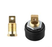 Beatanug DKJ10-25 / DKJ35-50 / DKJ50-70 Plaque arrière européenne simple plaque de connecteur rapide pour outils de soudage - Or et noir, 1 pièce robuste électrique (C)