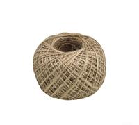 Beatanug Ficelle en lin naturel - 100 m - Rustique - Pour loisirs créatifs, scrapbooking, fleuriste, jardinage, empaquetage et emballage - Non blanchi