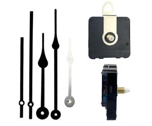 Beatanug Kit de mécanisme d'horloge murale à quartz avec aiguilles et fixations en métal - Fonctionnement à piles - Remplacement pour horloges en bois, métal et artisanat - tic-tac silencieux (7)