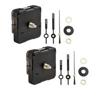 Beatanug Kit de mouvement d'horloge à quartz silencieux avec 3 pointeurs DIY pour décoration d'intérieur et réparation d'horloge murale - 69 x 56 x 16 mm, tige de 13 mm, filetage de 6 mm, précision à