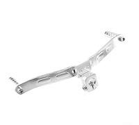 Beatanug Levier de changement de vitesse en aluminium double direction pour motocross, enduro, vélo de rue, facile à installer, noir, rouge, bleu, or, argent (argent)