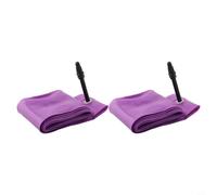 Beatanug Lot de 2 chambres à air ultralégères pour vélo 26 27,5 29ER 1,9 à 2,6 pouces, 62 g avec valve de 45 mm pour vélo de montagne, vélo de route, frein à disque, violet (27,5 x 1,95-2,6)