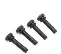 Beatanug Lot de 4 pieds de grille de brûleur en caoutchouc pour cuisinière à gaz GE - Compatible avec la grille de cuisinière WB02X24790 - Résistant à la chaleur - Noir