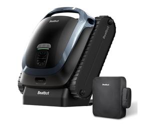 Beatbot AquaSense 2 Robot Piscine sans Fil Kit avec Couvercle d'origine, Aspirateur Piscine avec Remontée Automatique, nettoie Le Fond, Parois et flottaison, Nettoie la Ligne d'eau en 2 passages