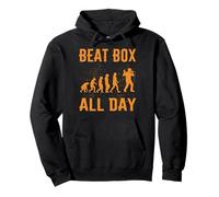 Beatbox All Day Music Old School Rap Microphone Beatboxer Sweat à Capuche