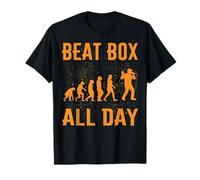 Beatbox All Day Music Old School Rap Microphone Beatboxer T-Shirt