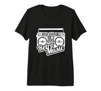 Beatbox Boombox Boombox rétro années 80-90 T-Shirt Haut de Gamme