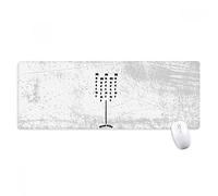 beatChong Martini with Its Cup Tapis de Souris antidérapant Grand Format étendu Motif Bords