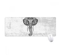 beatChong Paint Elephant Friend Company Tapis de Souris antidérapant Grand Format étendu pour Bureau Motif Bords