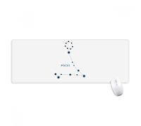 beatChong Tapis de Souris antidérapant avec Motif Signe de la Constellation du Zodiaque - Grand Format étendu - pour Le Bureau - avec Bords - Cadeau