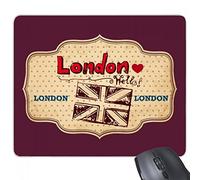 beatChong UK London Tapis de Souris en Caoutchouc antidérapant Motif Union Jack