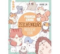 Beate Wellmann Manga Chibi - Zeichenkurs Niedliche Tiere: 75 knuddlige (Poche)
