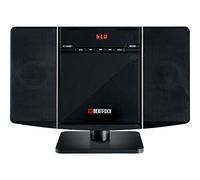 Beatfoxx MCD-60 chaîne stéréo verticale avec lecteur CD/MP3, porte USB et Bluetooth