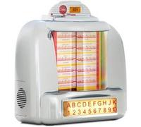 Beatfoxx Nostalgia Jukebox de Table (Mini Chaîne Stéréo, Design Rétro Années 40/50, Haut-Parleur Bluetooth, USB, SD et Radio)