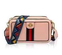 Beatfull Designer Bee Sac à main à bandoulière en cuir synthétique pour femme, rose
