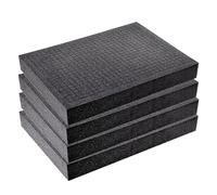 Beatific Grid Cube en Mousse, 4 Pièces 400 x 300 x 50 mm Mallette à Outils pour Étui d'Appareil Photo, Grille d'Insertion de Cas, Incrustation pour Étui de Protection