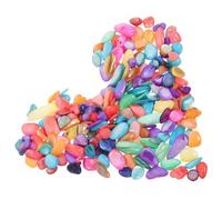 Beatifufu 1 boîte Boîte de Fragments de Coquilles Naturelles Colorées Pièces Irrégulières pour Décoration DIY Mosaïque Artisanale Facile à Coller Matériau Résistant pour Vase Cadre et