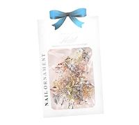 Beatifufu 1 Sachet De Clous D'ongles En Alliage Breloques Pour Ongles De Nœud Rivets Pour Ongles Décoration De Manucure