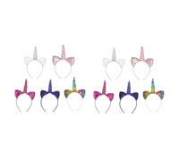 Beatifufu 10 Pièces Cerceau De Cheveux De Mode Cerceau De Cheveux Scintillant Bande De Cheveux De Corne De Licorne Cerceau De Cheveux Mignon Bandeau Bébé Licorne Bandeau Cheveux