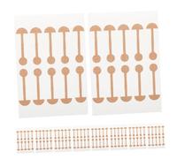 Beatifufu 10 Pièces Correcteur de Nez Élastique Autocollant Patches Souples Modelant Ailes Nasales Réducteur Narines Confortable et Flexible pour Contour Du Nez