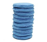 Beatifufu 10 pièces Éponge de Polissage Cire Voiture Bleue Double Face pour Nettoyage et Lustrage Auto