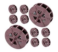 Beatifufu 10 Pièces Mini Roue de Simulation, Décor Jardin | Plastique, pour Pot de Fleurs et Pot Céramique, Accessoire de Fontaine Zen, Usage Jardin