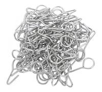 Beatifufu 100 pièces Crochet S Métallique pour Housse Siège Auto Fixation Robuste et Fer Installation Simple pour Crochets Multifonctionnels Voiture