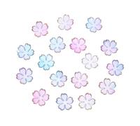 Beatifufu 100 Pièces Mini Charms Espacés à Pétales pour Bijoux DIY Perles Gradient Bleu pour Colliers Boucles Oreilles