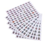 Beatifufu 10feuilles Autocollants De Noël Pour De Décorations De Manucure Avec Motifs De Crânes Pour Halloween Pour Salon Ou Usage Domestique