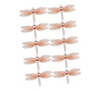 Beatifufu 10pcs Breloque Libellule Diy Accessoires Pince Cheveux Décoration Coiffe