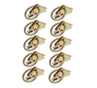 Beatifufu 10pièces Anneaux De Fixation E-Track pour Remorques Camions Et Pickups Accessoires De Securisation pour Charge