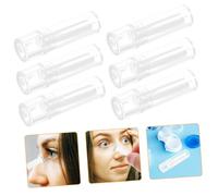 Beatifufu 12 pièces Applicateurs Lentilles Silicone Transparente Ventouse Souple Pour Retrait Lentilles De Contact Portable Voyage