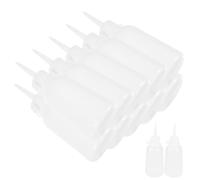 Beatifufu 12 pièces Flacons Plastique avec Embouts Fins pour Distribution Précise de Colle et Huile Bouteilles Portables pour Bricolage Réparation Maison et Travaux Délicats