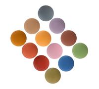 Beatifufu 12 Pièces Magnets Ronds Colorés pour Réfrigérateur Magnétiques et Faciles à Manipuler Petits Aimants Décoratifs pour Cuisine Bureau École et Tableau
