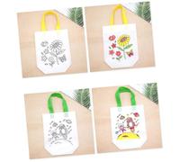 Beatifufu 12 pièces Pliable Non-tissé pour Coloriage et Graffiti de Rangement Réutilisable pour Garçon Fille Grand Format Motifs Variés pour Activités DIY et Courses