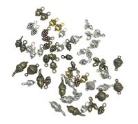 Beatifufu 150 Pièces Pendentifs Métalliques Vintage Forme Gland et Pomme de Pin pour Bijoux DIY Bracelets Colliers Boucles d'Oreilles Créatives