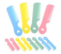 Beatifufu 16 Pièces Mini Comb Set For Candy Color Rounded Tip Hair Combs For Gentle Styling And Scalp Care Easy Grip Independent Use
