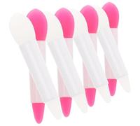 Beatifufu 16 pièces Set Pinceaux Maquillage Silicone Tête Souple pour Lèvres et Yeux Applicateur Fard Paupière Diffuseur Accessoire Beauté pour Maquillage Précis