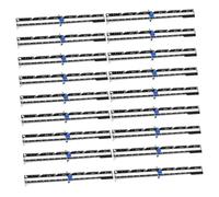 Beatifufu 18 Pcs Jauge de Couture Multifonction Règle Coulissante Bleue pour Quilting Tricot et Couture Outil de Mesure pour Débutants et