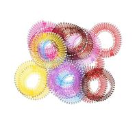 Beatifufu 18 Pcs Peignes Élastiques Ronds pour Cheveux Femmes et Filles Peigne Circulaire Souple et Extensible Accessoire et Compact pour Maintien Stable et Soignées