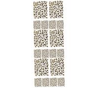 Beatifufu 18feuilles Stickers Transferts Décoratifs Léopard Pour Fête Autocollants Temporaires Avec Film Délicat Et Effet Visuel Attrayant
