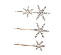 Beatifufu 1ensemble Set De Pinces à Cheveux Étoile Rhinestones Pour Femmes Accessoires Brillants Pour Mariage Et Événements Spéciaux